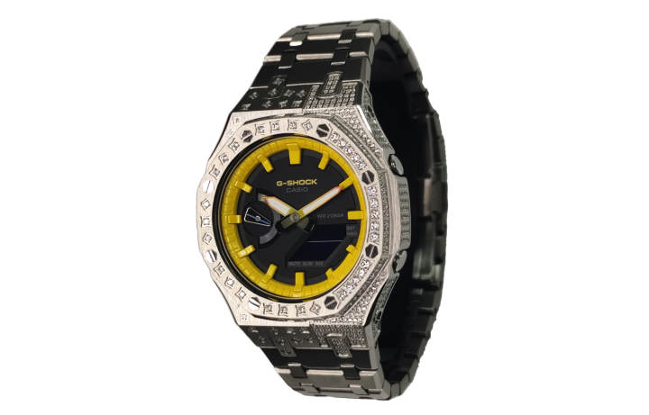 CASIO CASIO Men Liquid Crystal/Analog Dual Display Series White Watch