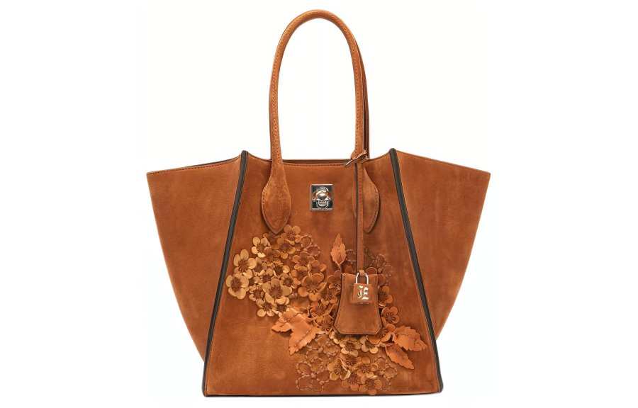 ERMANNO SCERVINO Suede Shoulder Bag, Crossbody Bag, Handbag Women's Brown