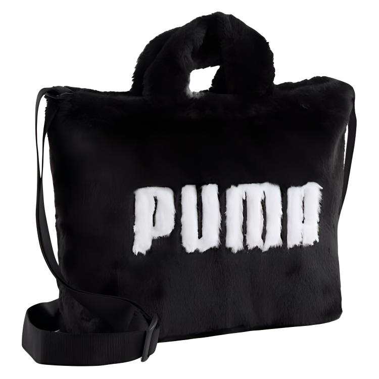 PUMA Polyester Tote Bag, Shopping Bag, Shoulder Bag, Crossbody Bag, Handbag Mini Women's Black