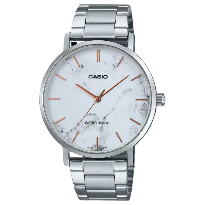 CASIO CASIO STANDARD Quartz Movement Stainless Steel Strap Watch Men's Watches White Dial