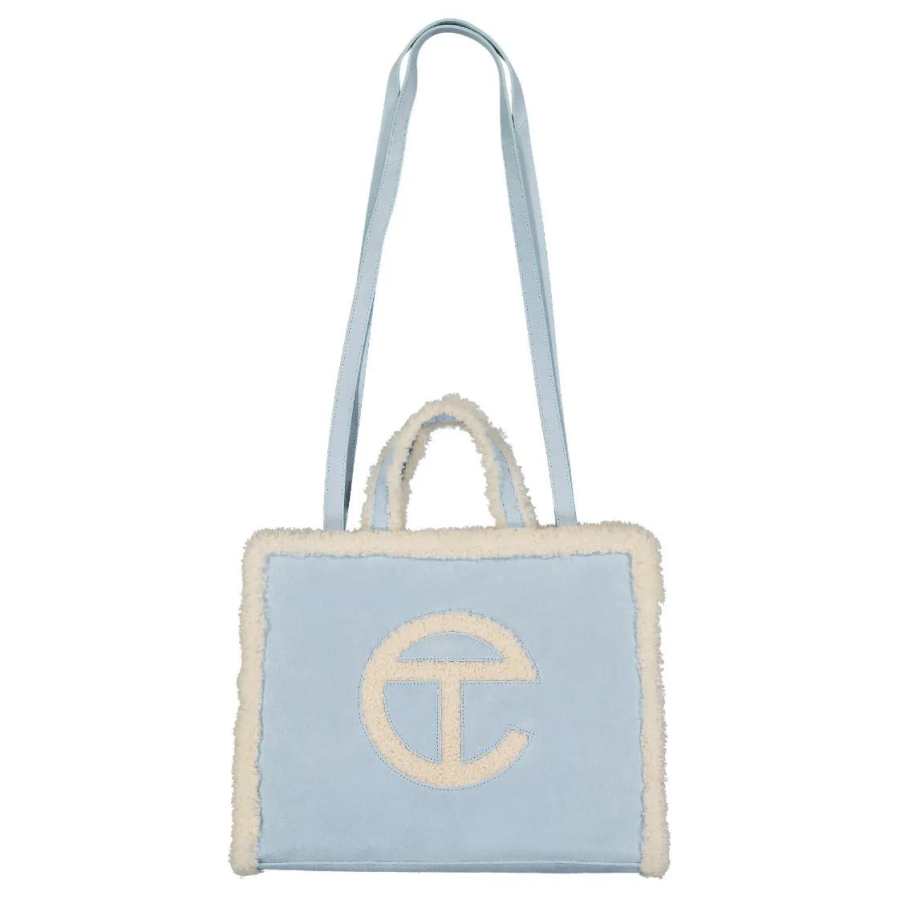 UGG Telfar Collaboration Sheepskin Shoulder Bag, Crossbody Bag, Handbag Medium Women's Blue