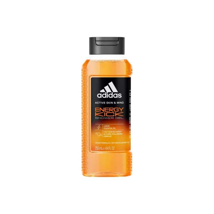 Adidas Adidas Active Hydrating Shower Gel Aromatic Antiperspirant Cleaning Refreshing Ginger Flavor Lemon 250ml