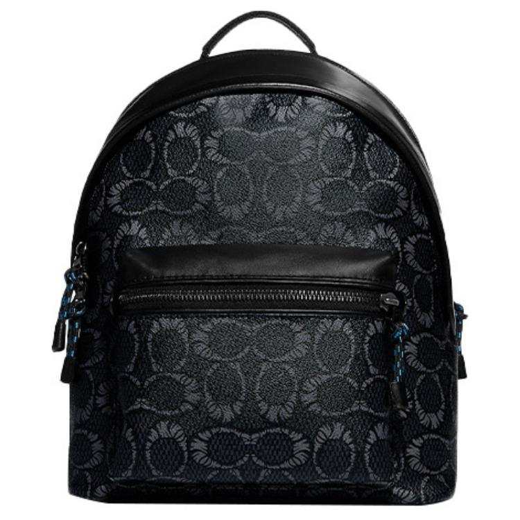 COACH Michael B. Jordan Collaboration Charter Coated Canvas With Calfskin Backpack Men's Black