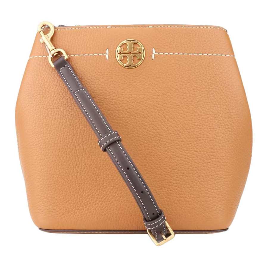 TORY BURCH Leather Crossbody Bags Women's Tawny & Brown