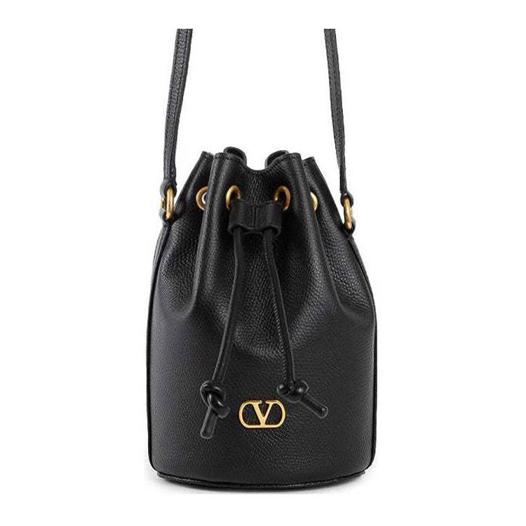 Valentino Cow Leather Shoulder Bag, Crossbody Bag Mini Women's Black