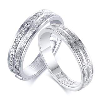 LIANDUO 999 Fine Silver Rings Unisex Silver