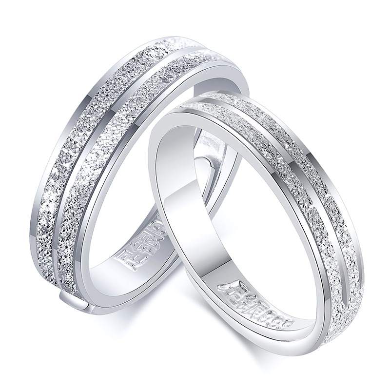 LIANDUO LIANDUO 999 Fine Silver Rings Unisex Silver