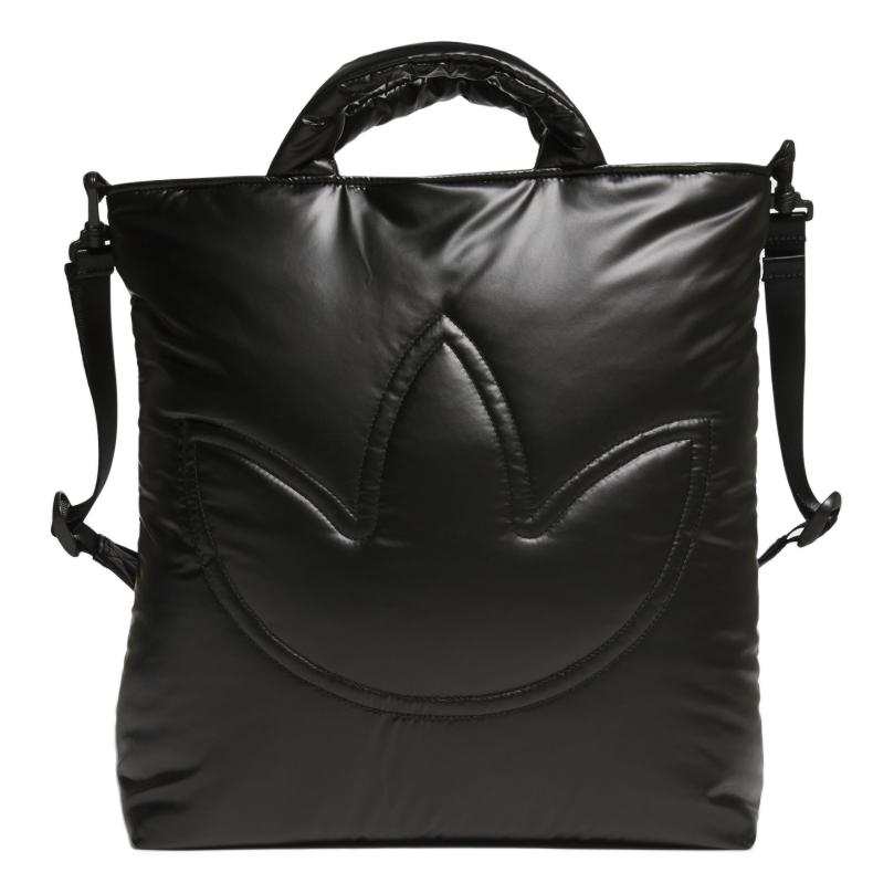 Adidas Originals Trefoil Polyurethane Shoulder Bag, Crossbody Bag, Handbag Regular Unisex Black