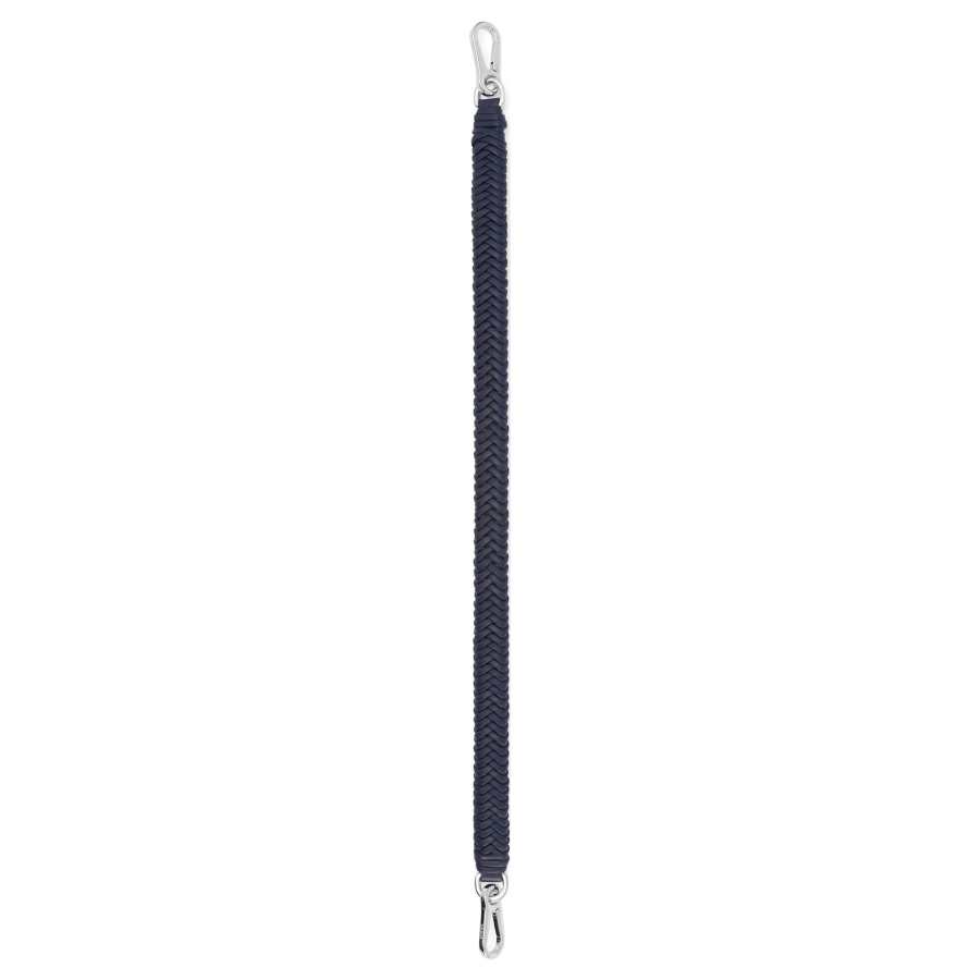 LOEWE Cow Leather Bag Straps Women's Dark Marine Blue