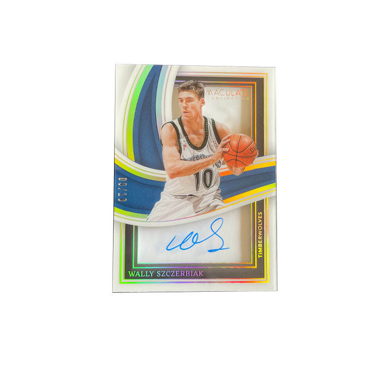 PANINI 2022 23 Sandbox Signature, Timberwolves, Szebiak 09/10 Edition, Autographed Card, Card Condition Pass