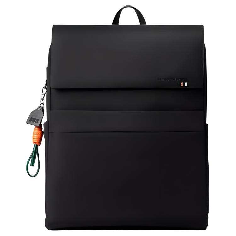 Samsonite SAMSONITE Cow Split Leather, Synthetic Leather Laptop Backpack Men's Black