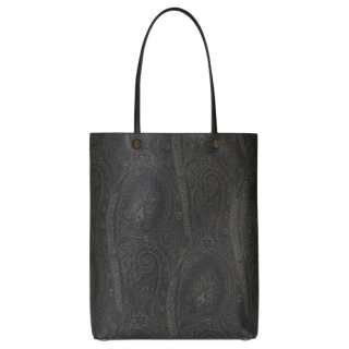 ETRO PVC Tote Bag, Shopping Bag, Handbag Medium Men's Black