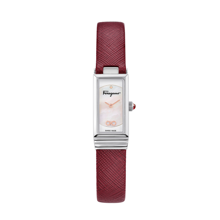 Ferragamo FERRAGAMO Wrist Watches Quartz Movement Genuine Leather Cow Leather Strap 14 White Dial Women's Watch