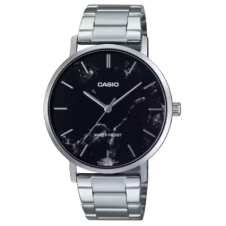 CASIO CASIO STANDARD Water Resistant For Everyday Use Quartz Movement Stainless Steel Strap Watch