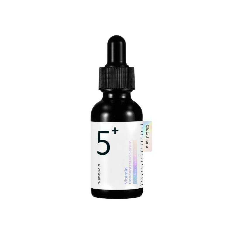 NUMBUZIN Size 5 Glutathione C Magnesium Light Bottle Stoppers Brightening Whitening Antioxidant 30ml