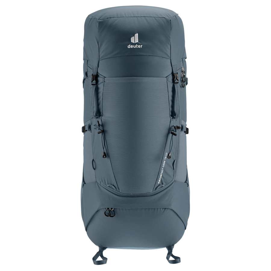 DEUTER 70+10L Outdoor Bags Nylon Graphite Gray/Cactus Green/Reef Blue Men's