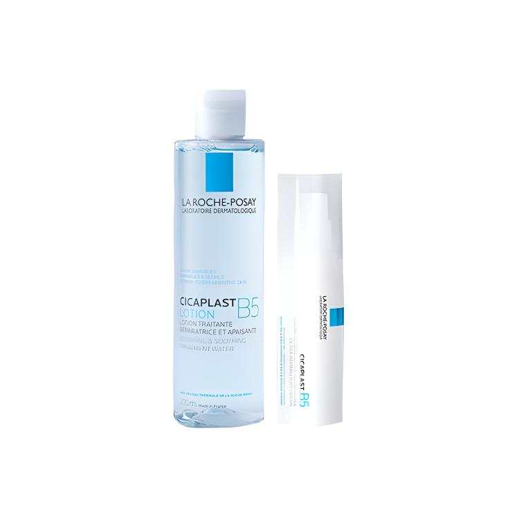 La Roche-Posay LIFUQUAN B5 Repairing Milk B5 Blue Water Skincare Sets Soothing Stabilizing Moisturizing And Nourishing Repairing