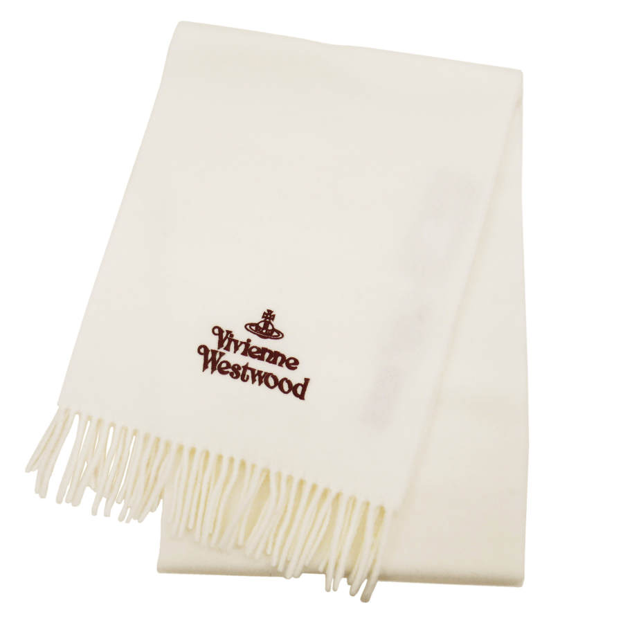 Vivienne Westwood Wool Knit Scarves Women's White