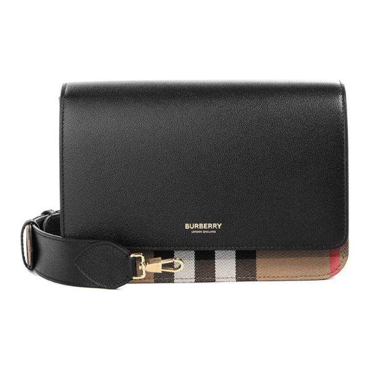 Burberry Leather Crossbody Bag, Shoulder Bag Women's Black