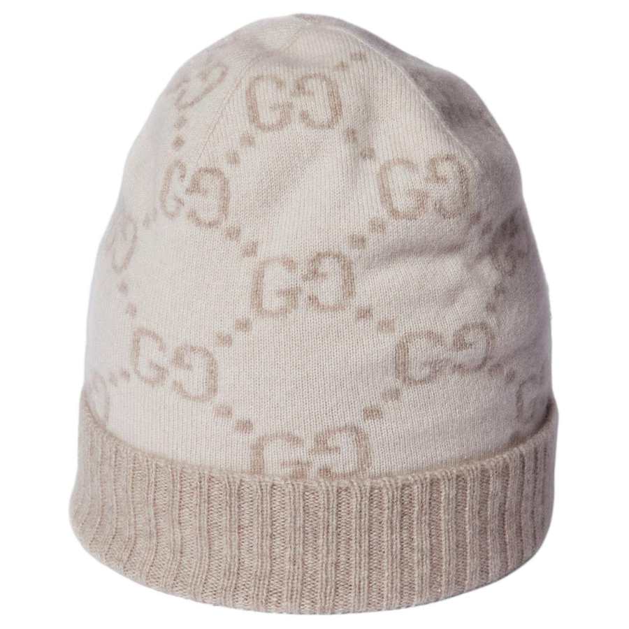 GUCCI Gucci Gg cashmere jacquard hat