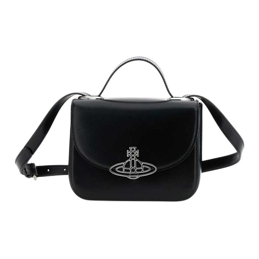 Vivienne Westwood Linda Logo Plaque Shoulder Bag