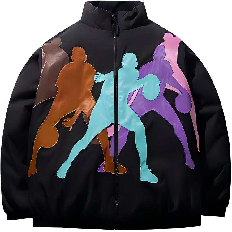 ANTA Anta Basketball Collection Jackets & Coats Unisex Basic Black