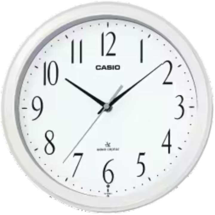 CASIO CASIO Quartz Movement Resin Wall Clock Unisex White