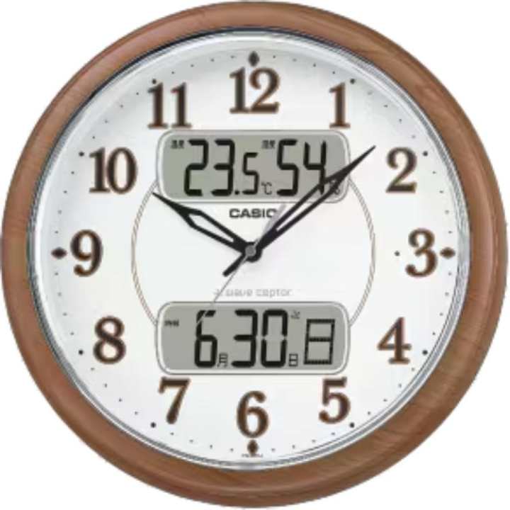 CASIO CASIO Quartz Movement Resin Wall Clock Unisex White