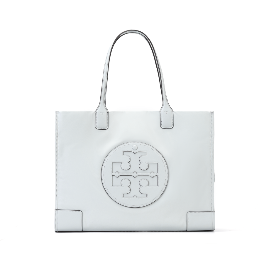 TORY BURCH TORY BURCH Tory Burch Ella Polyamide Shoulder Bag Medium Women's Gray Blue