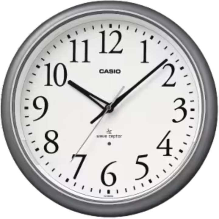 CASIO CASIO Quartz Movement Resin Wall Clock Unisex White