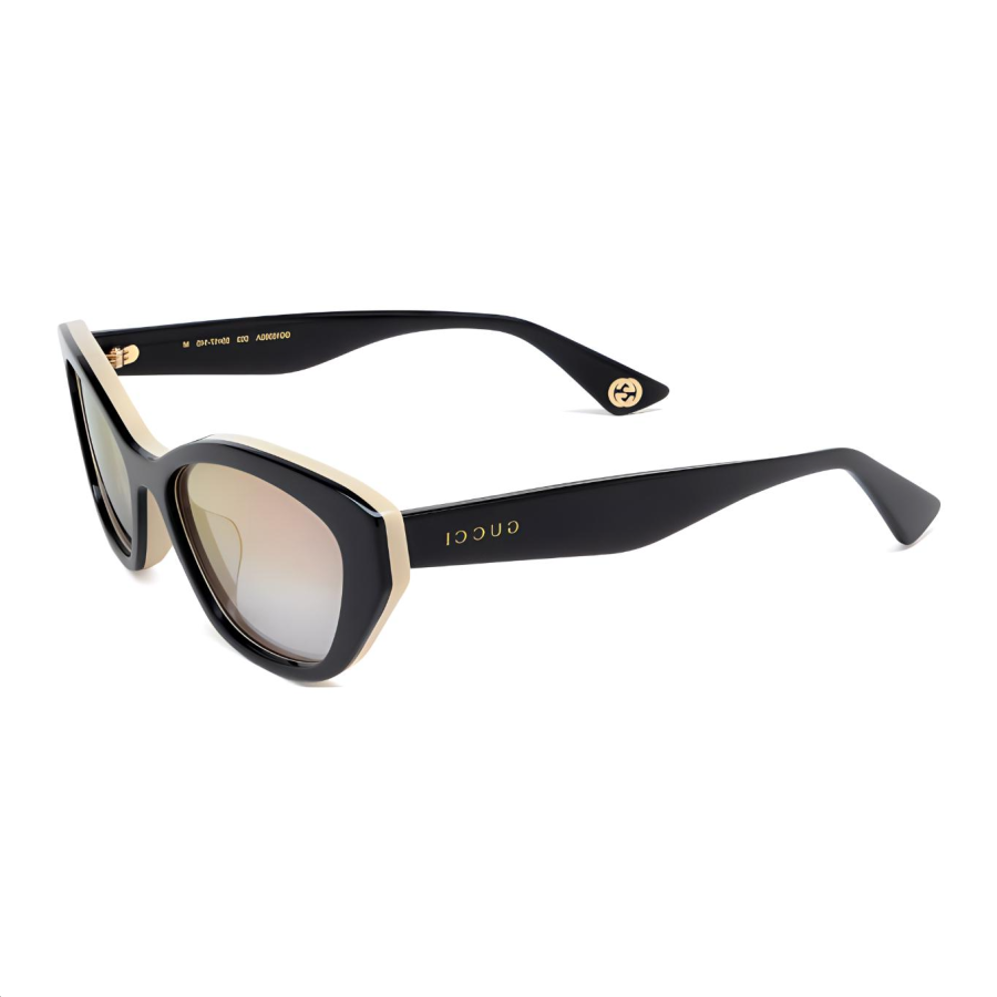 GUCCI GUCCI Irregular Shape Sunglasses Women's Black