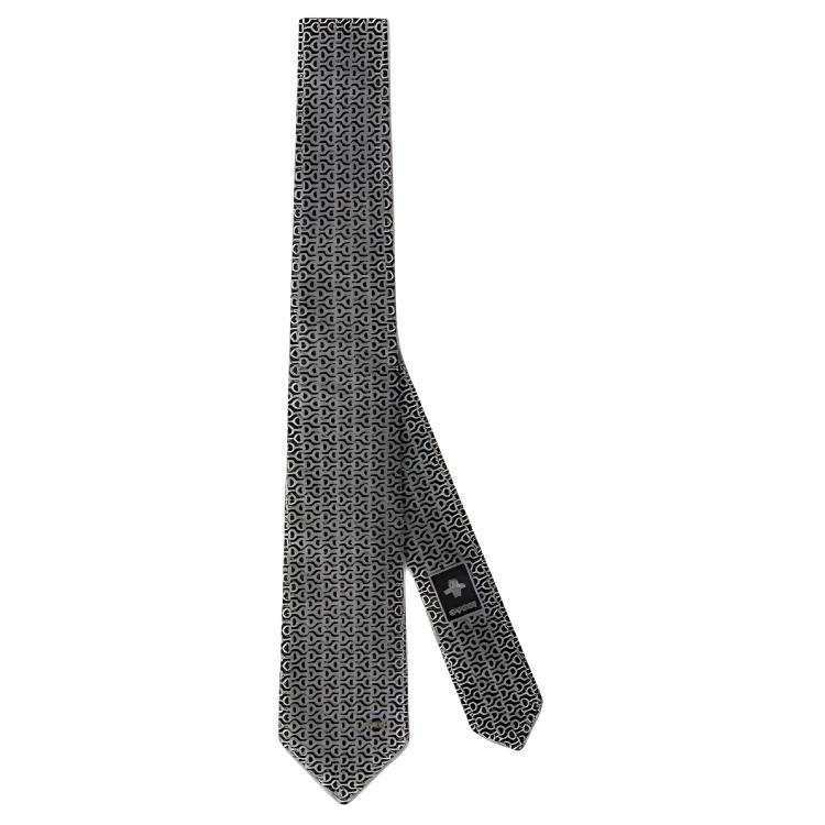 GUCCI GUCCI Horsebit Silk Jacquard Tie