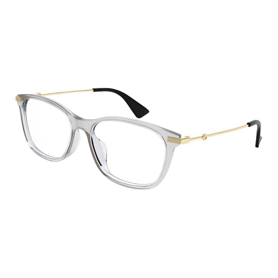 GUCCI GUCCI Rectangular Eyeglass Frames Women's Gray