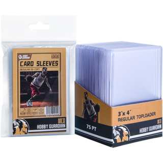 HobbyGuardian 75PT Basic Card Holder With Card Sleeve, Collection Set Card Accessories 1 Set