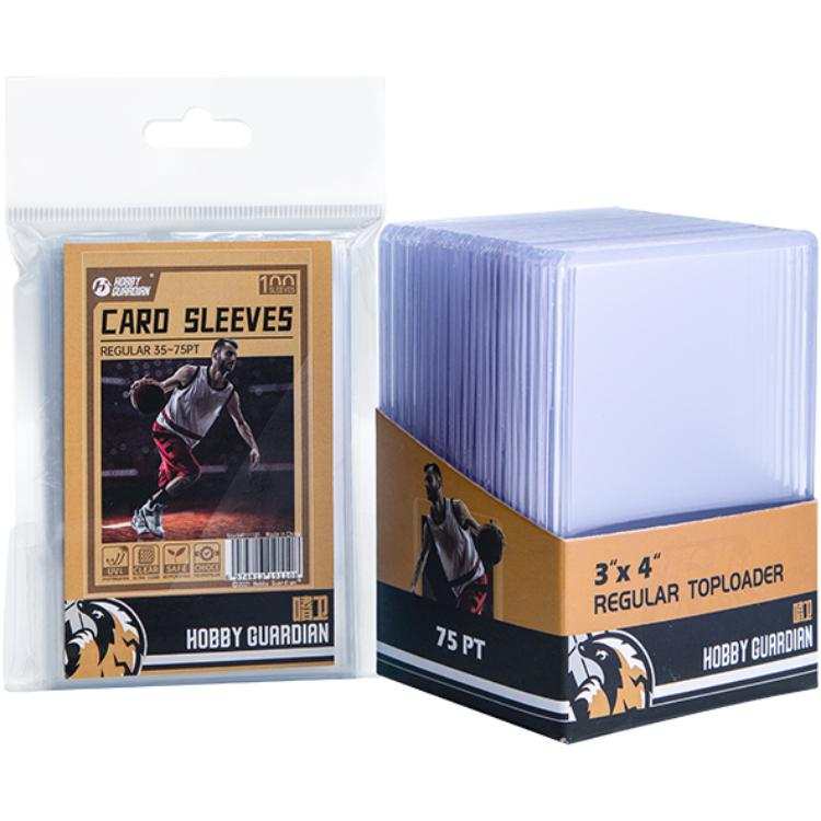 HobbyGuardian 75PT Basic Card Holder With Card Sleeve, Collection Set Card Accessories 1 Set