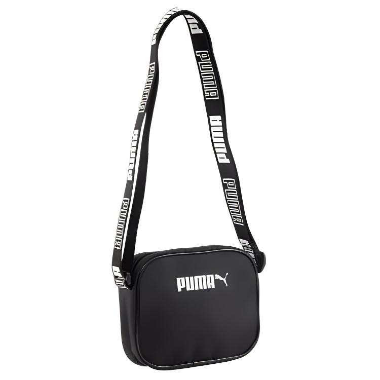 PUMA Fabric Shoulder Bag, Crossbody Bag Regular Women's Black