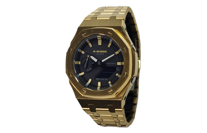 CASIO CASIO Custom Collection Electronic Movement Stainless Steel Strap Watch Men's Watches Black Dial