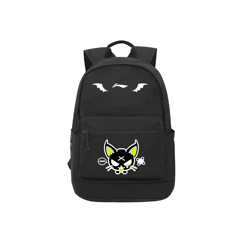 Li-Ning Li Ning Sports Life Collection Polyester Backpack Unisex Black