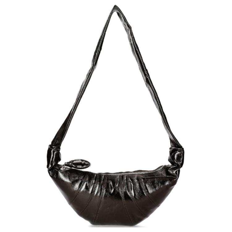 Lemaire Cotton Shoulder Bag, Crossbody Bag Unisex Black