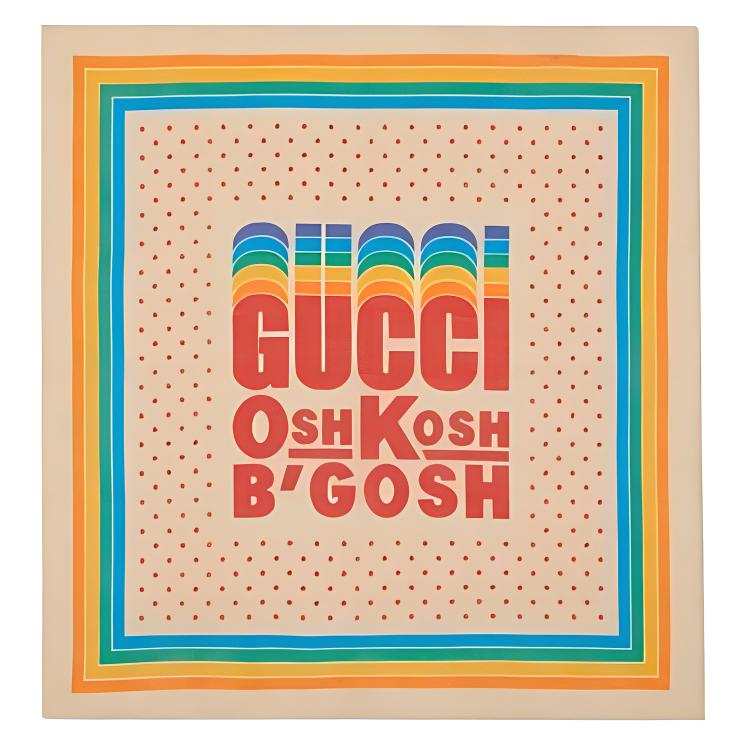 GUCCI GUCCI Silk Scarves Kids' Multicolor