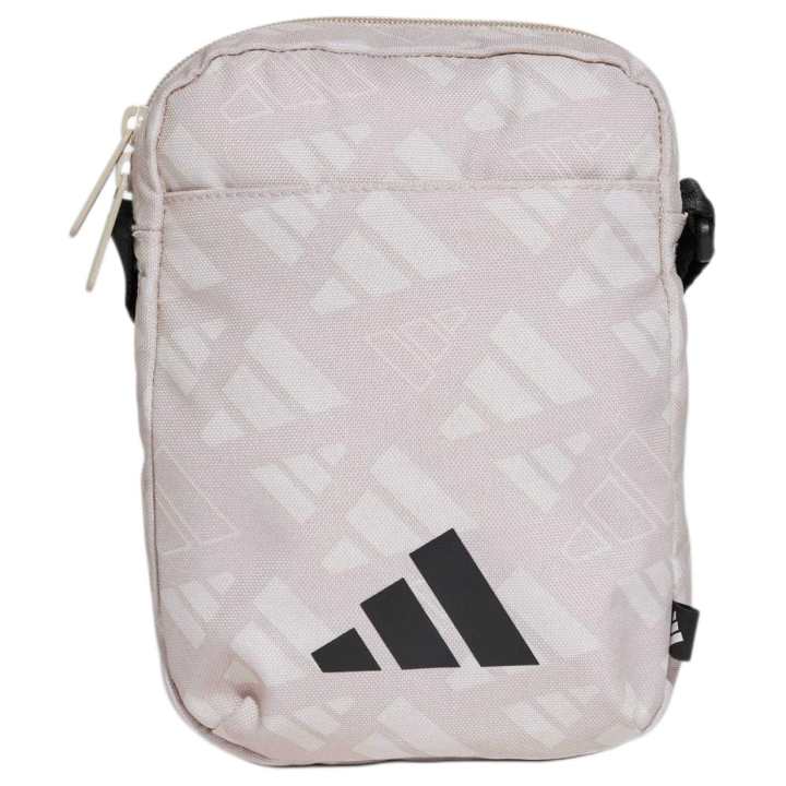 Adidas Adidas Polyester One Shoulder Crossbody Clutch Regular Unisex Aluminum Oxide & Black