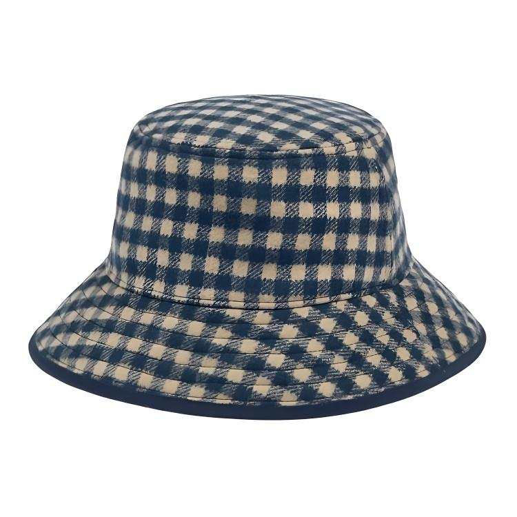 GUCCI GUCCI Pre Owned 2010s Checked Wool Bucket Hat