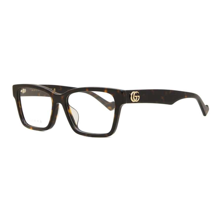 GUCCI GUCCI Square Eyeglass Frames Women's Tortoiseshell