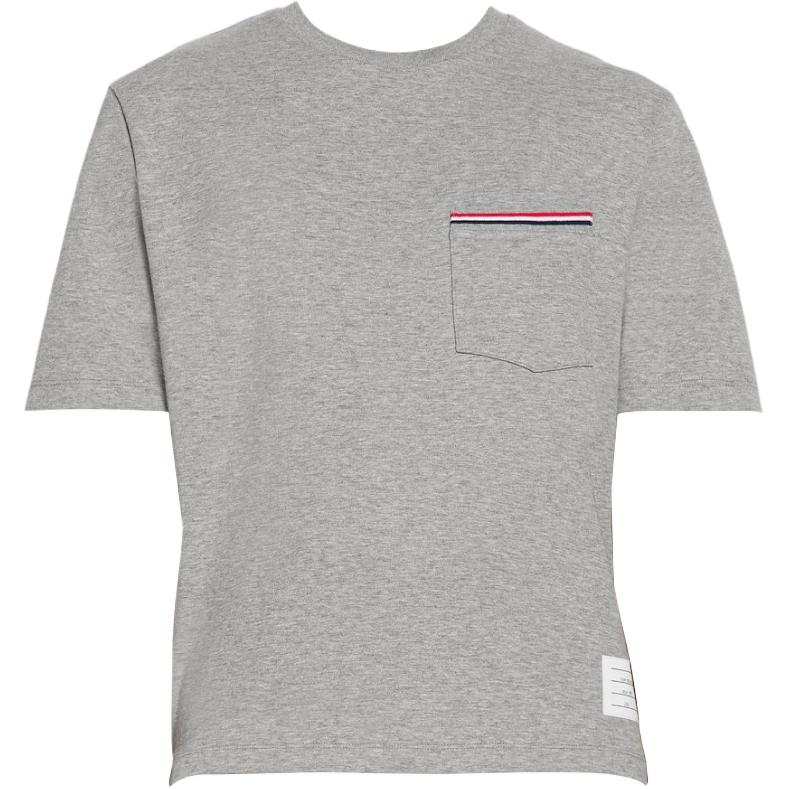 THOM BROWNE THOM BROWNE Crewneck Short Sleeved T Shirt