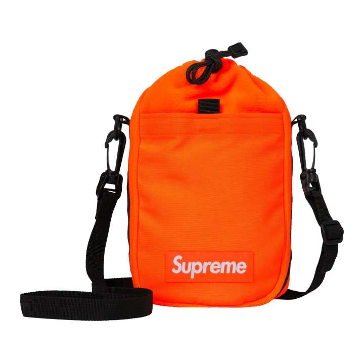 Supreme Supreme POLARTEC Wool Shoulder Bag, Crossbody Bag Unisex Orange