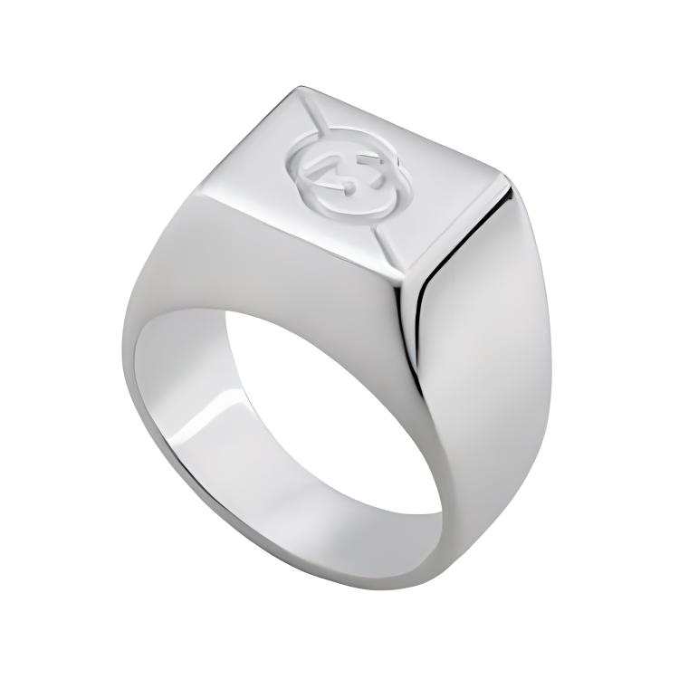GUCCI 925 Sterling Silver Rings Unisex Silver