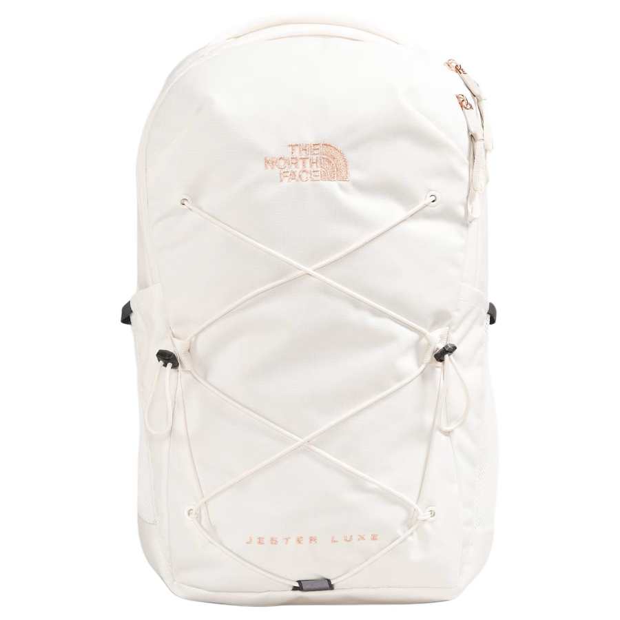 THE NORTH FACE Jester 22L Outdoor Bags Recycled Polyester Gardenia White & Coral Metallic Women's