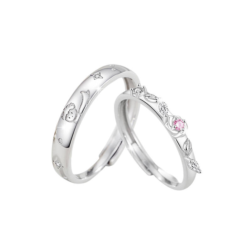 DAISY BEAUTY S999 Fine Silver Rings Unisex