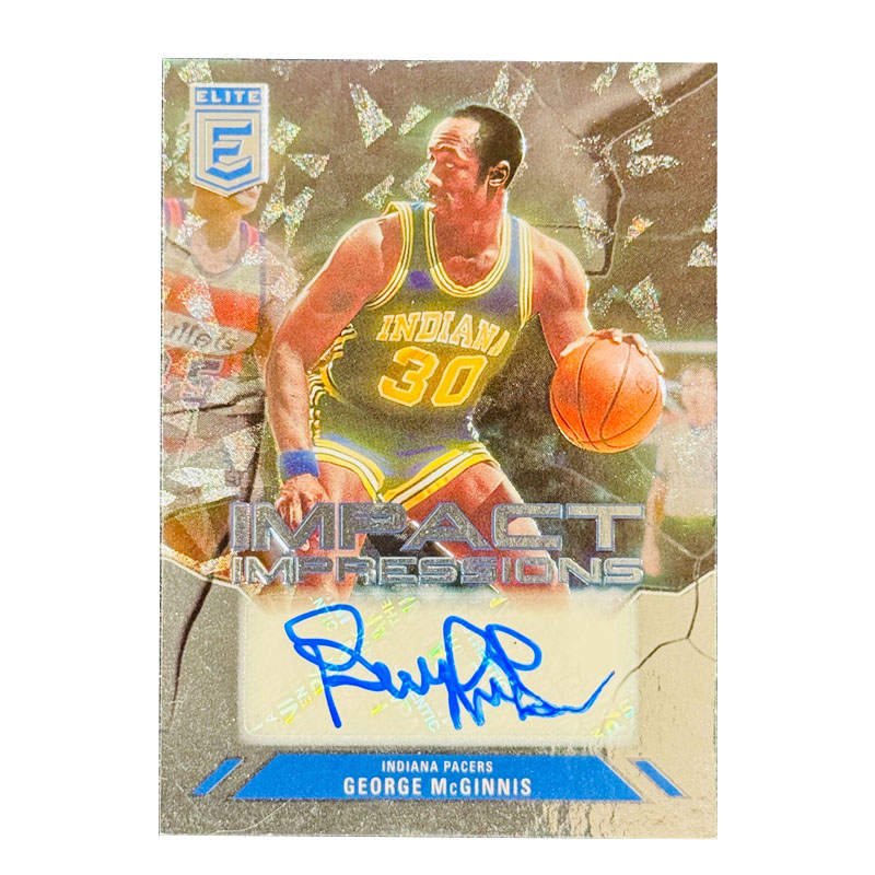 PANINI McNish Pacers, Legend, Star, Signature, Signature, Elite Collection, Star Card, Passable Condition Sports Cards