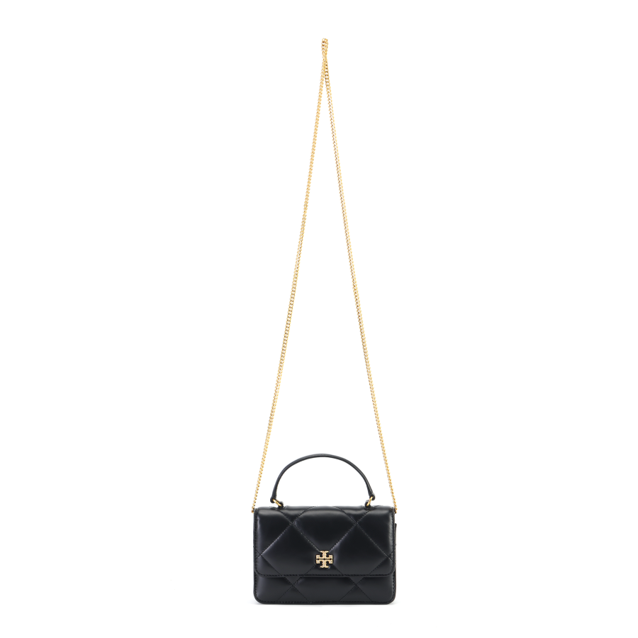 TORY BURCH Kira Nappa Leather Crossbody One Shoulder Handbag Mini Women's Black